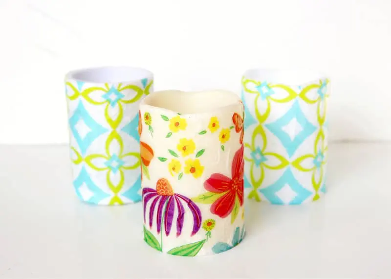 Decoupage Candles