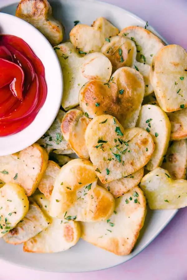 Roasted Heart Potatoes