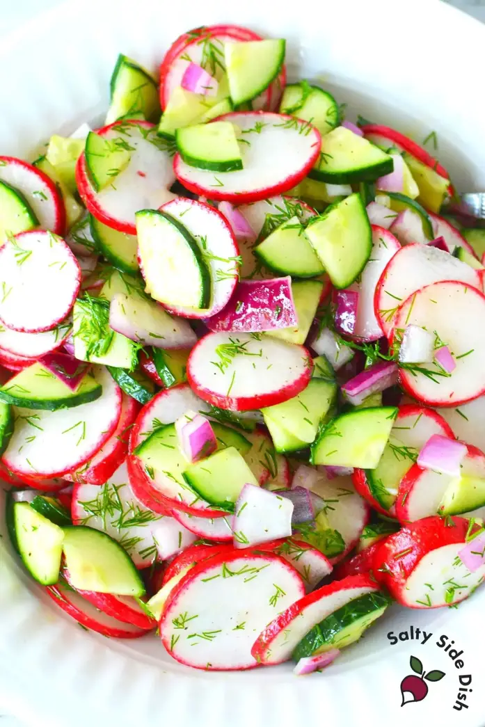 Cucumber Radish Dill Salad