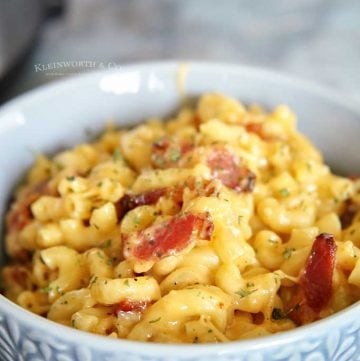 quick & easy dinner - Instant Pot Bacon Mac and Cheese