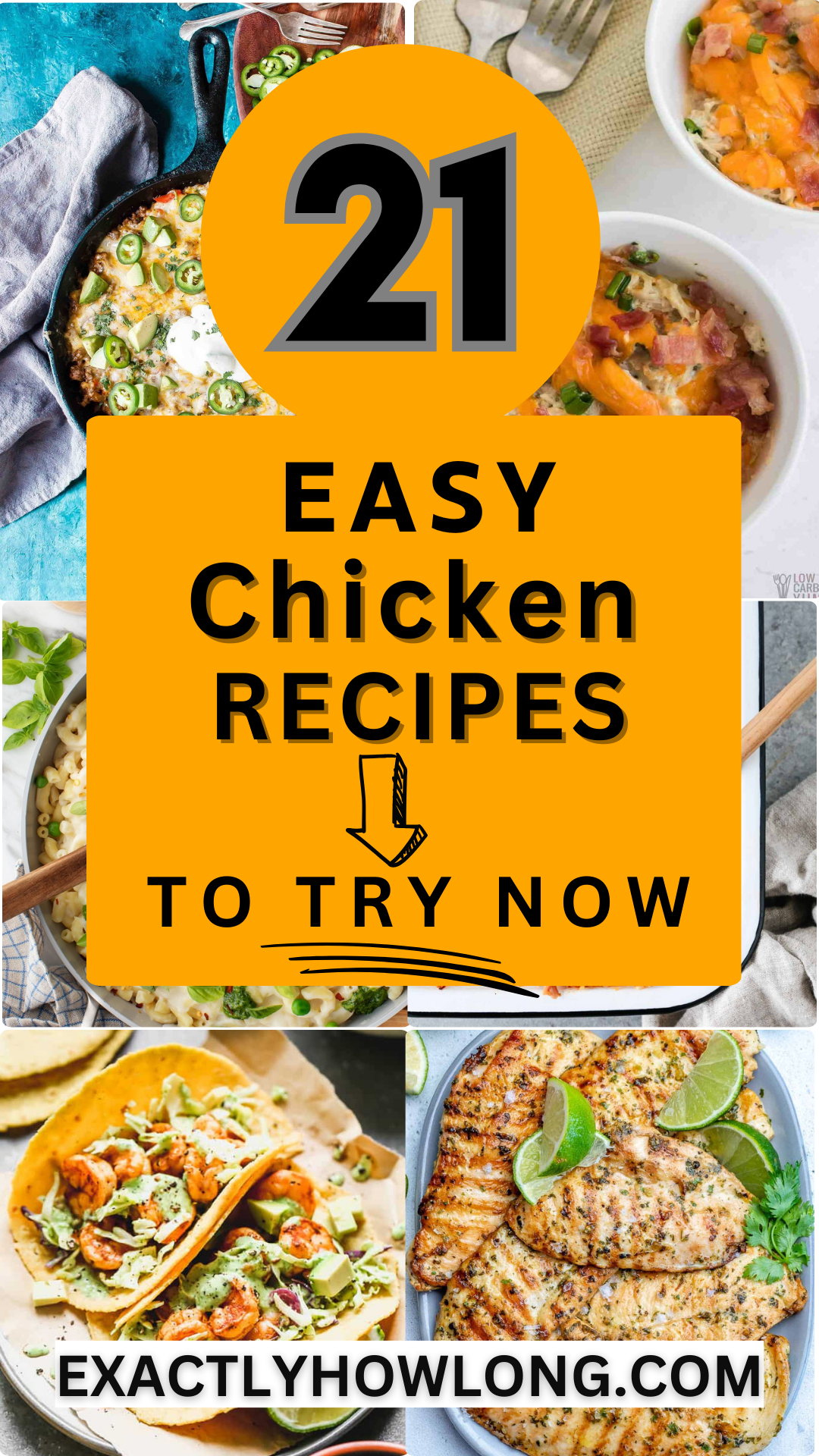 Quick and effortless chicken dinner recipes.