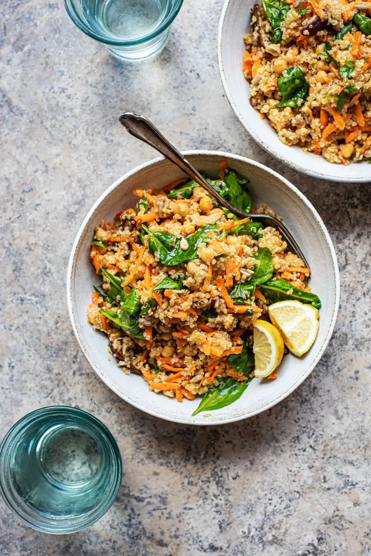 Moroccan Quinoa Carrot Salad