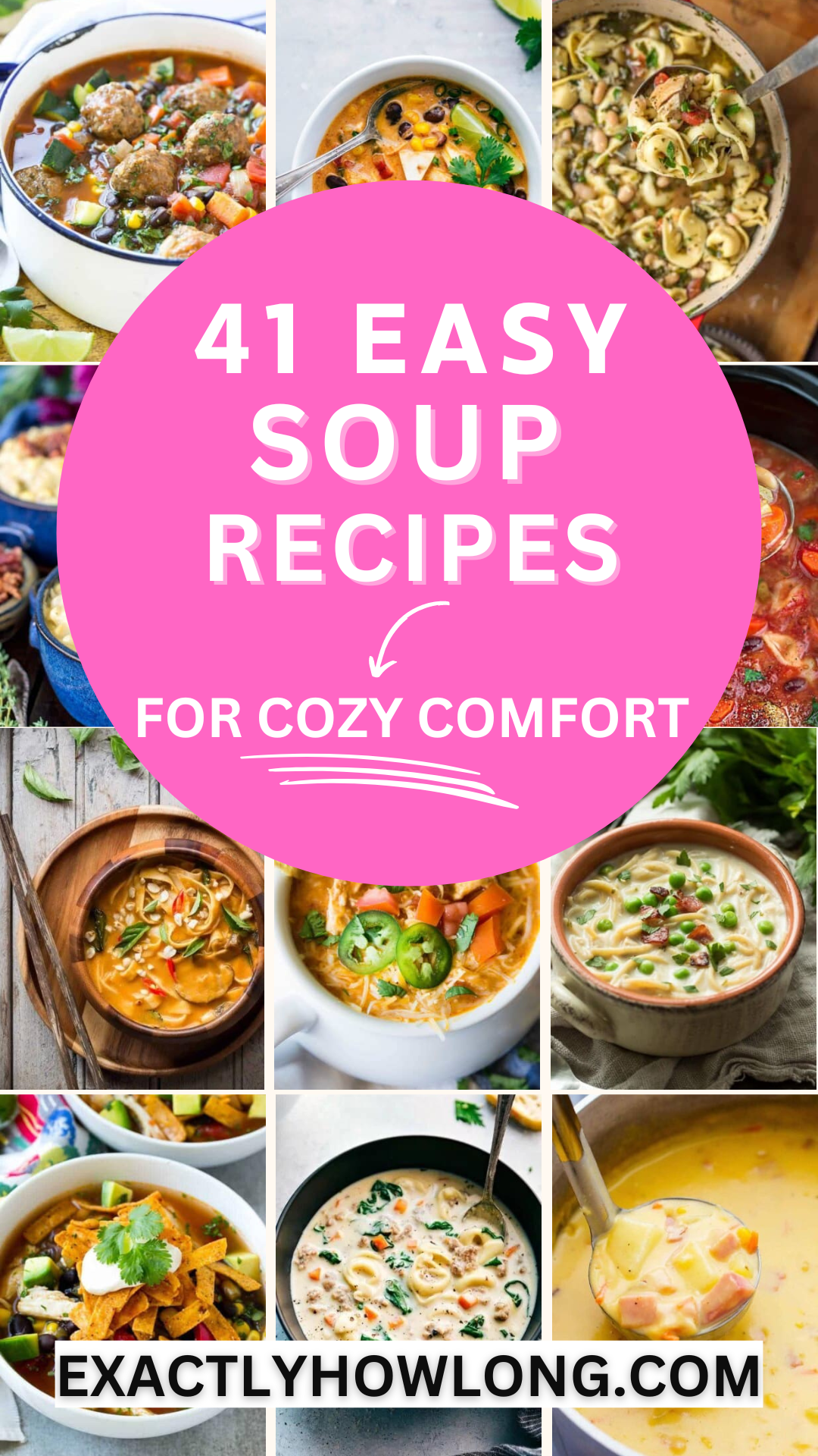 Simple and nutritious comforting soup recipes