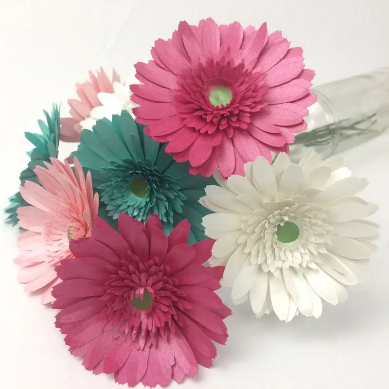 cool paper crafts gerbara daisies.