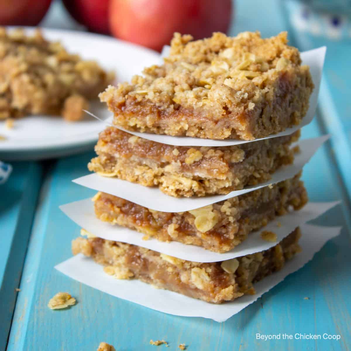 Applesauce Oat Bars 1 2