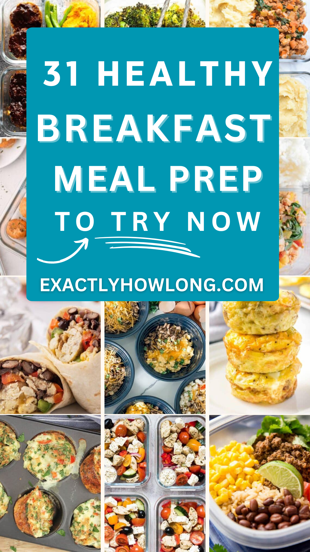 Ideas for preparing nutritious breakfast meals for the week - quick breakfast ideas for work on the go.