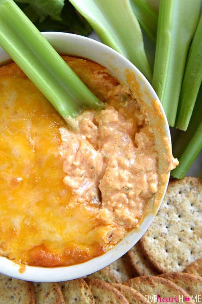 Buffalo Chicken Dip Recipe Appetizer by Five Heart