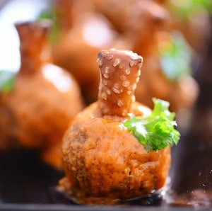 Buffalo Meatball Pumpkins