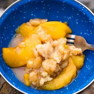 Campfire Peach Cobbler Recipe 1