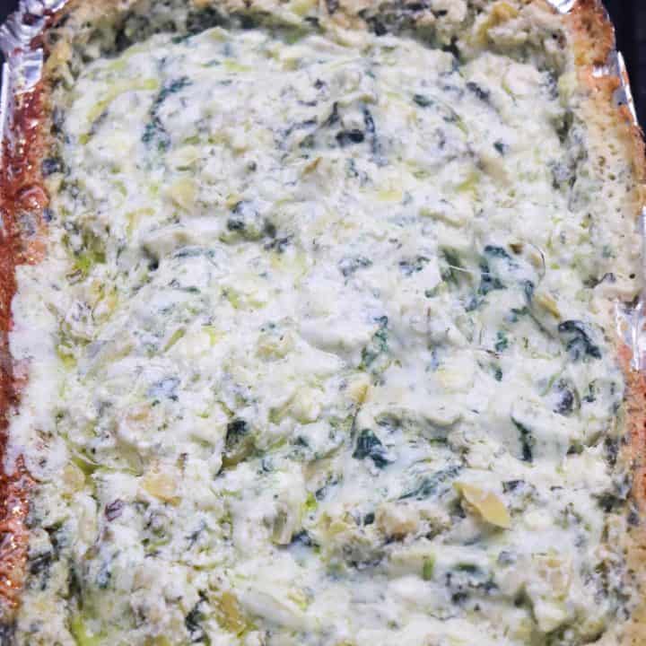 Campfire Spinach Artichoke Dip 5