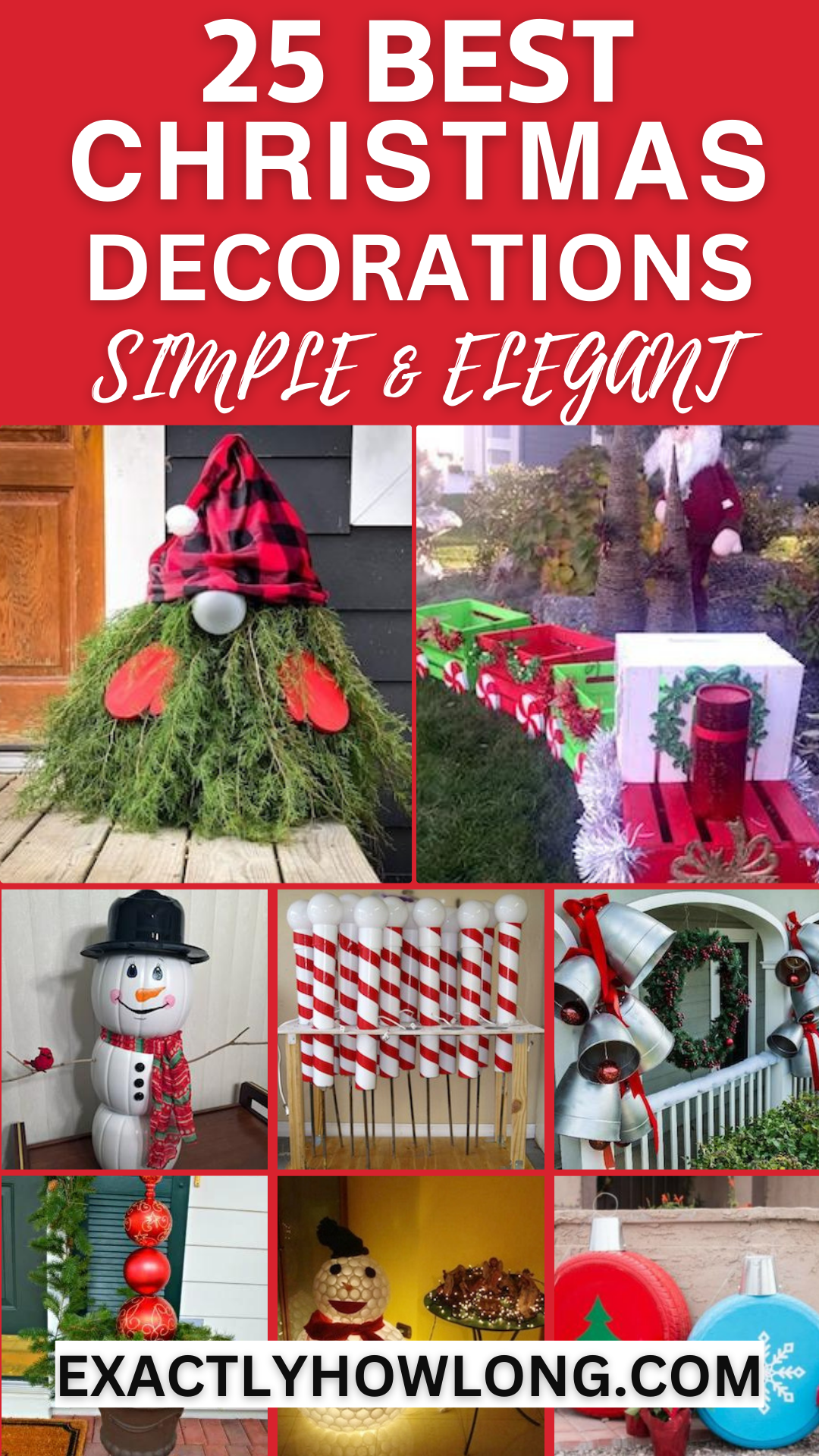 Christmas decorations for home, both indoors and outdoors