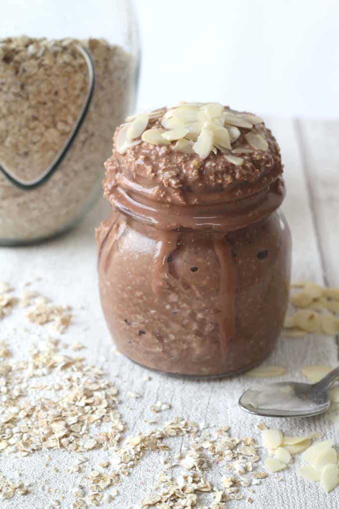 Cocoa Banana Overnight Oats 001