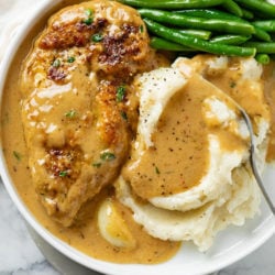 Creamy Garlic Chicken f