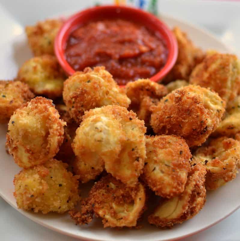 Crispy Parmesan Fried Tortellini