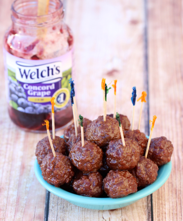 Crockpot Grape Jelly Meatballs Recipe