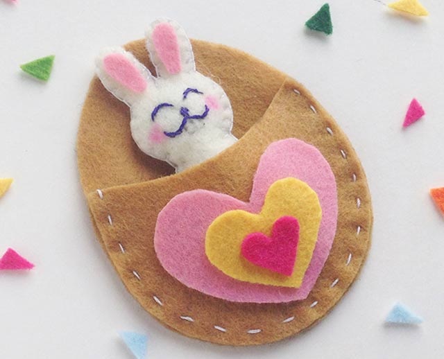 Cute Felt Bunny Craft