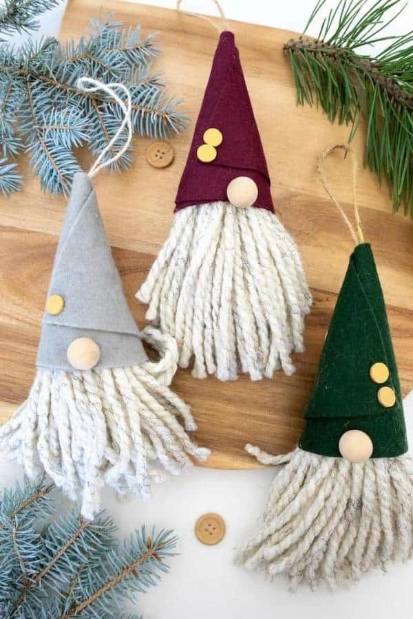 DIY GNOME ORNAMENT