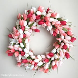 Spring Tulip Wreath