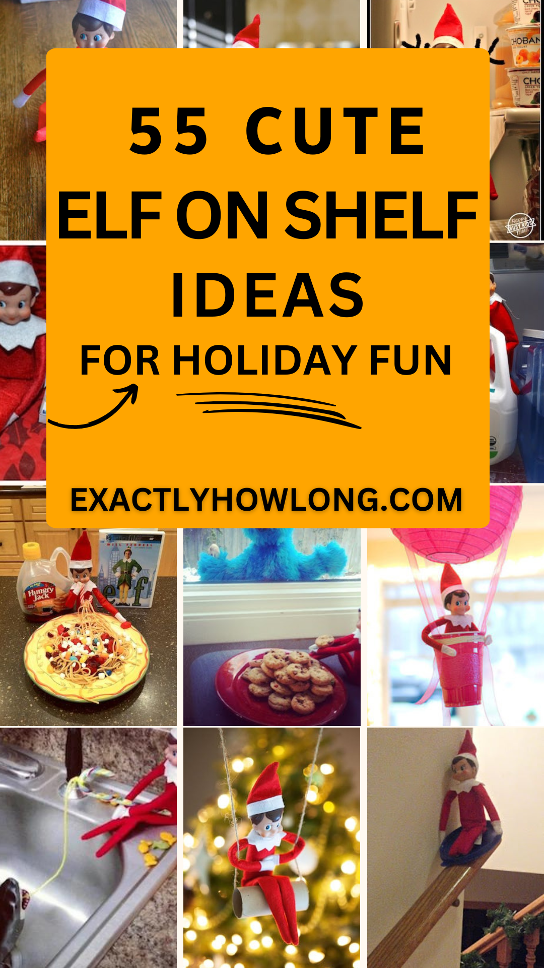 Hilarious and amusing elf on the shelf ideas that will make you laugh out loud