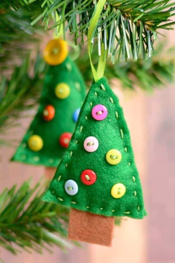 FELT CHRISTMAS TREE ORNAMENT