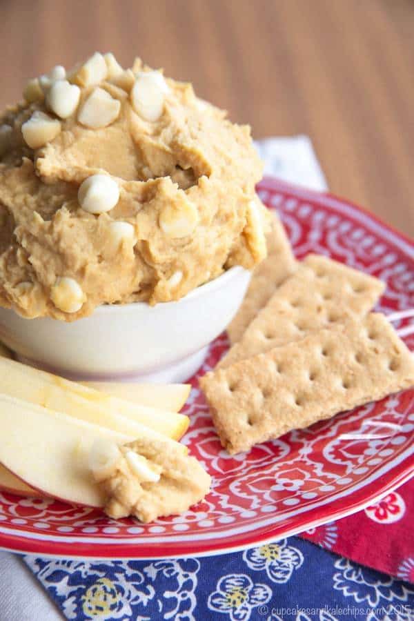 Flourless White Chocolate Macadamia Nut Cookie Dough Dip recipe 3310