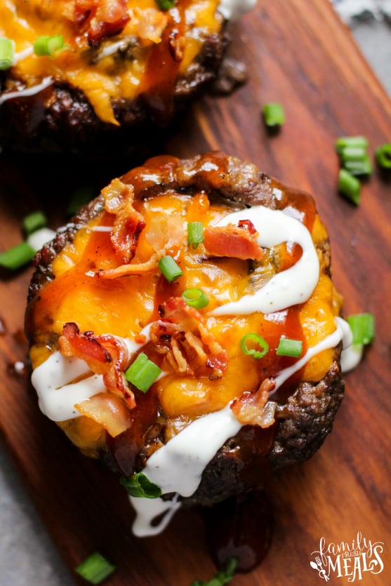 Fully Loaded Burger Bowls Family Fresh Meals Recipe