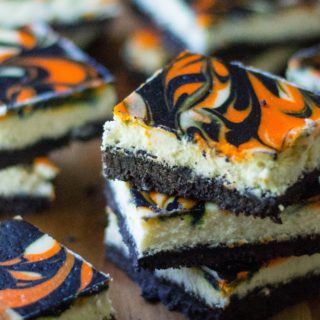 Halloween Cheesecake Bars9 3