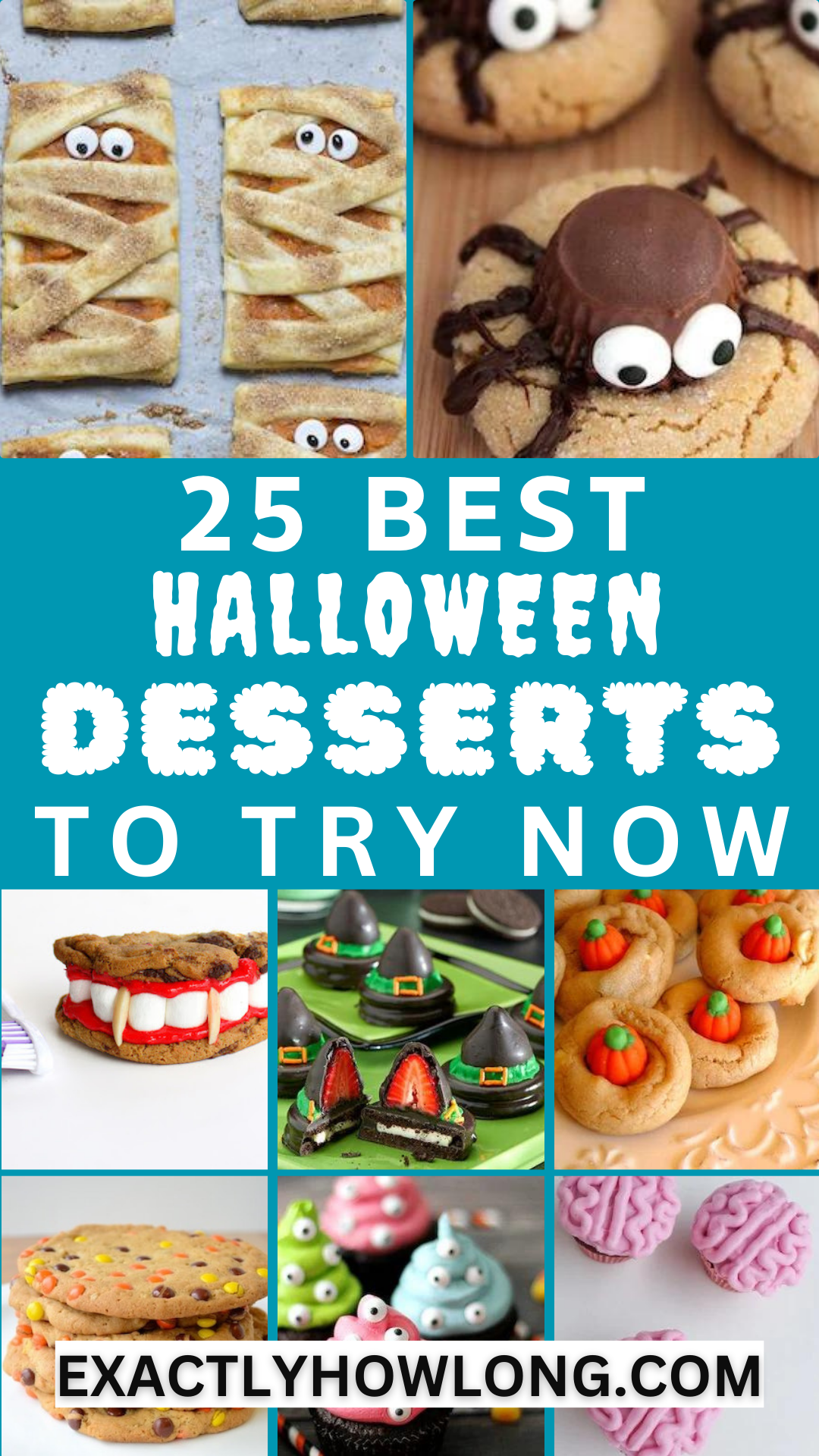 Fun and cute Halloween desserts for spooky parties that are easy to make