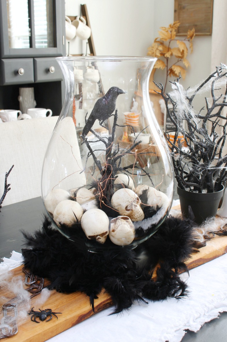 Halloween centerpiece Clean and Scentsible