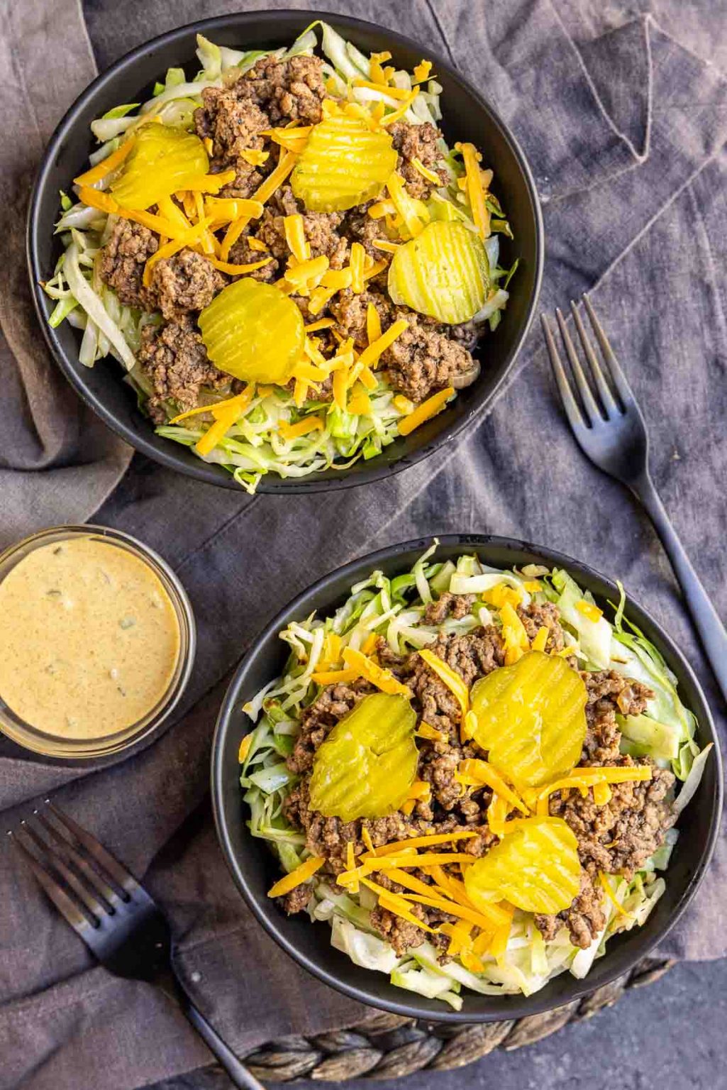 Keto Big Mac Bowl 1