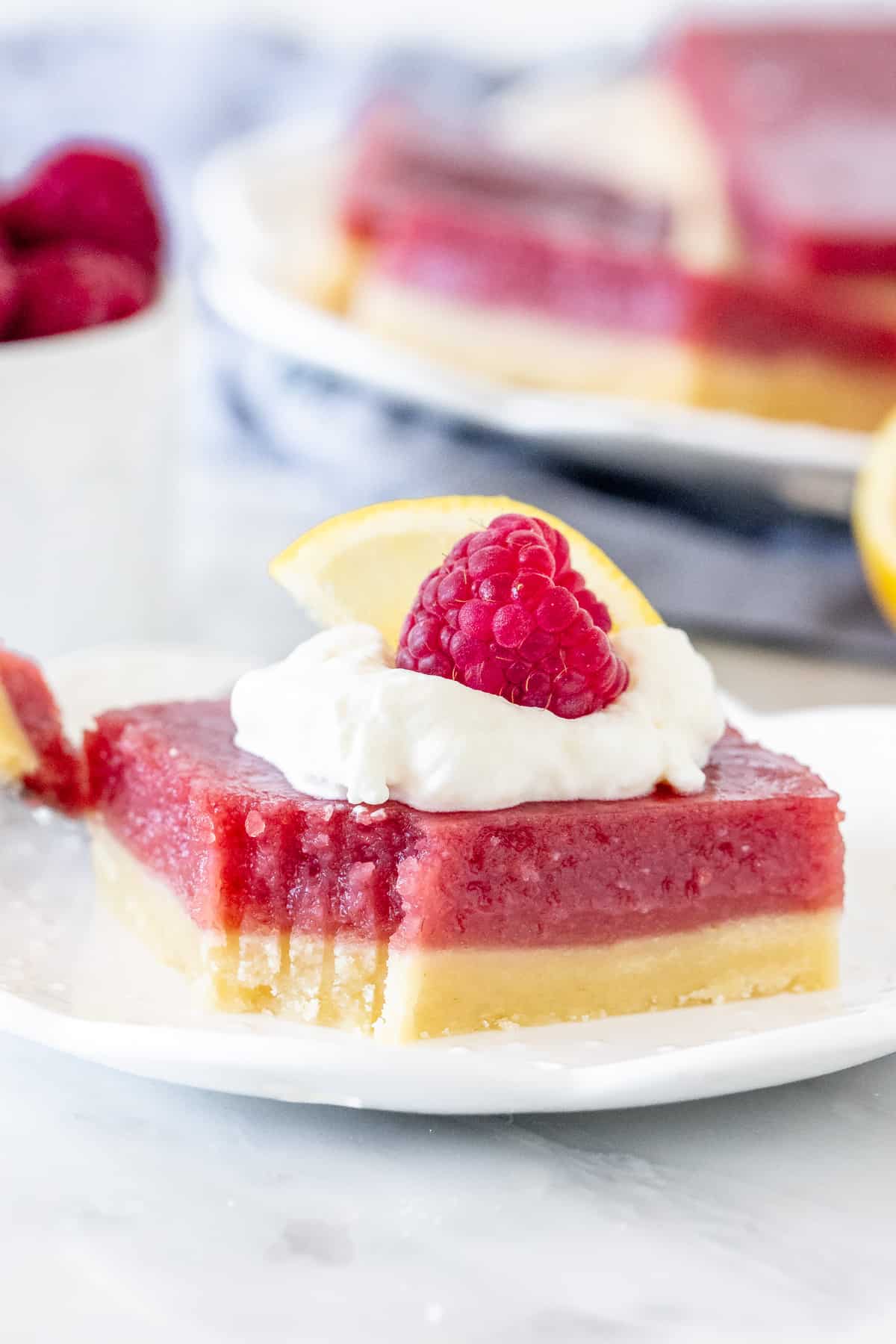 Lemon Raspberry Bars 5