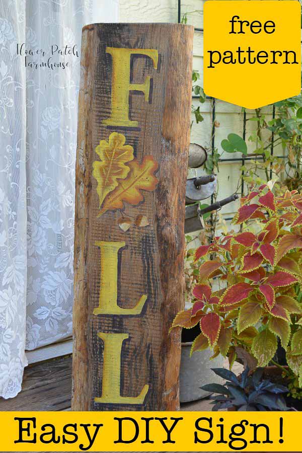 Paint a DIY Fall sign 1 of 1