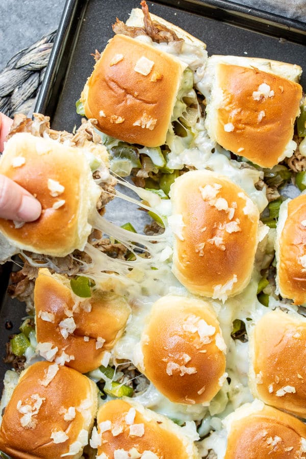 Philly Cheesesteak Sliders 4