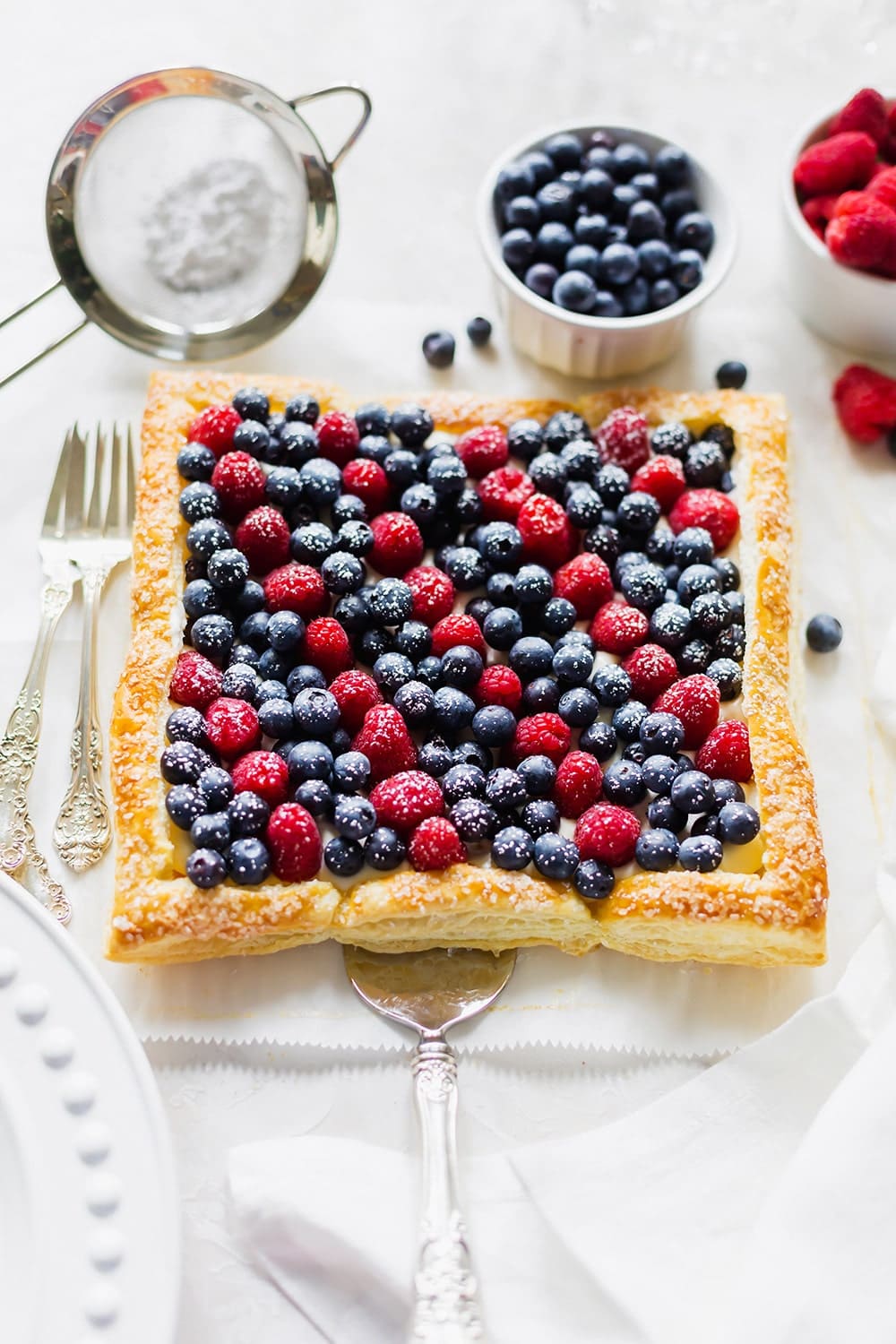 Red White Blueberry Tart Recipe 7