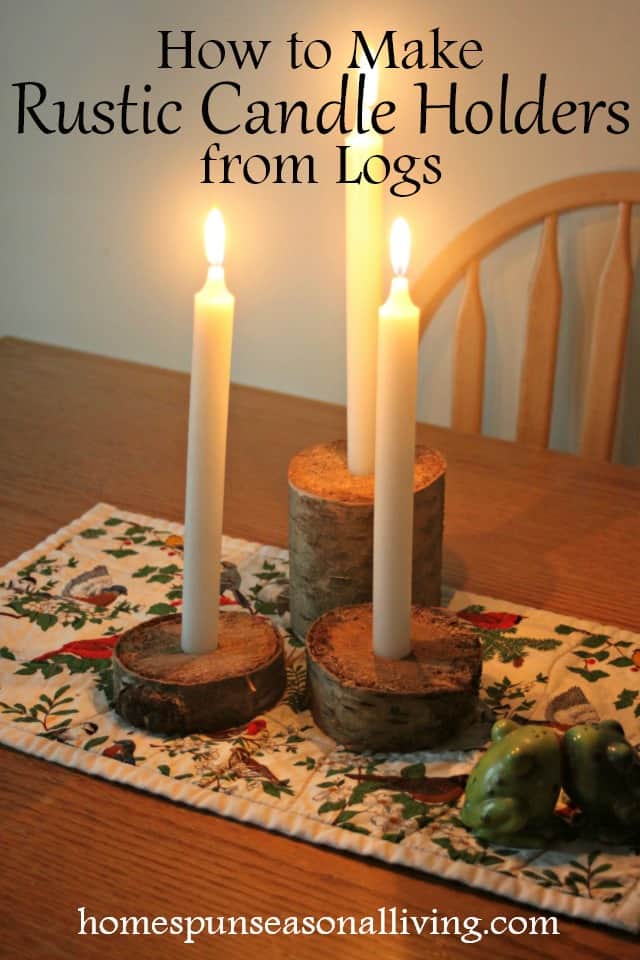 Rustic Candle Holders