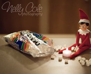 Campfire Elf on shelf