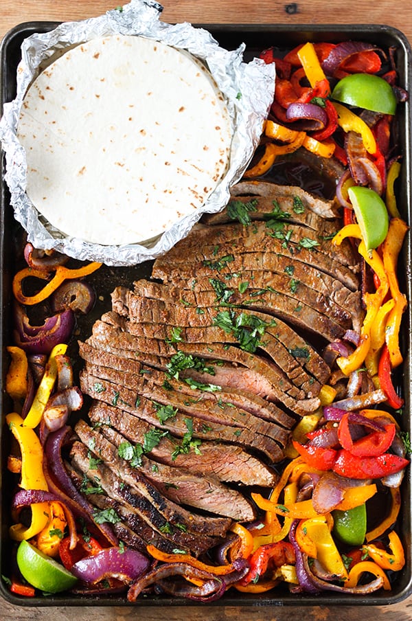 Sheet Pan Steak Fajitas 4