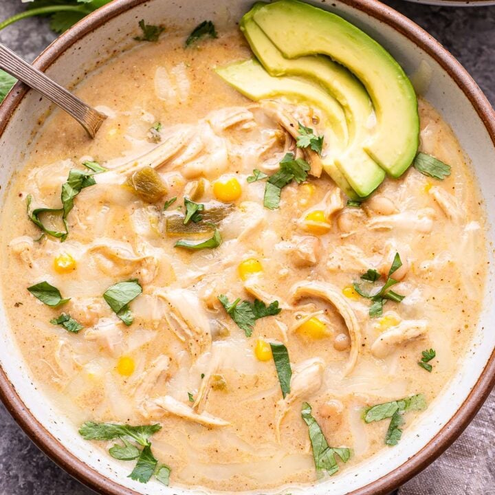 Slow Cooker Creamy Green Chile Chicken Enchilada Soup Photograph 1