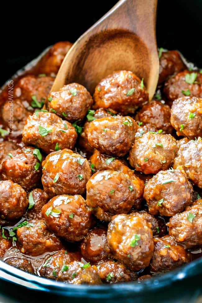 Slow Cooker Honey Buffalo Meatballs 07