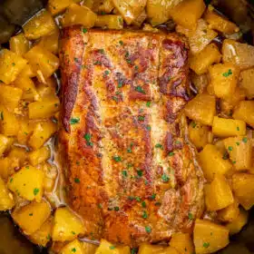 Slow Cooker Pineapple Pork Loin 2