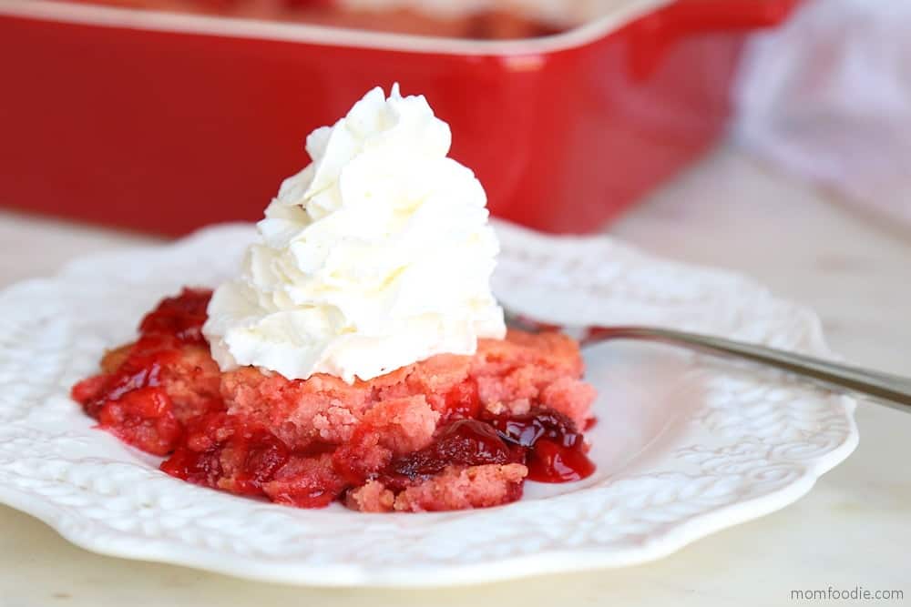 Strawberry Dump Cake