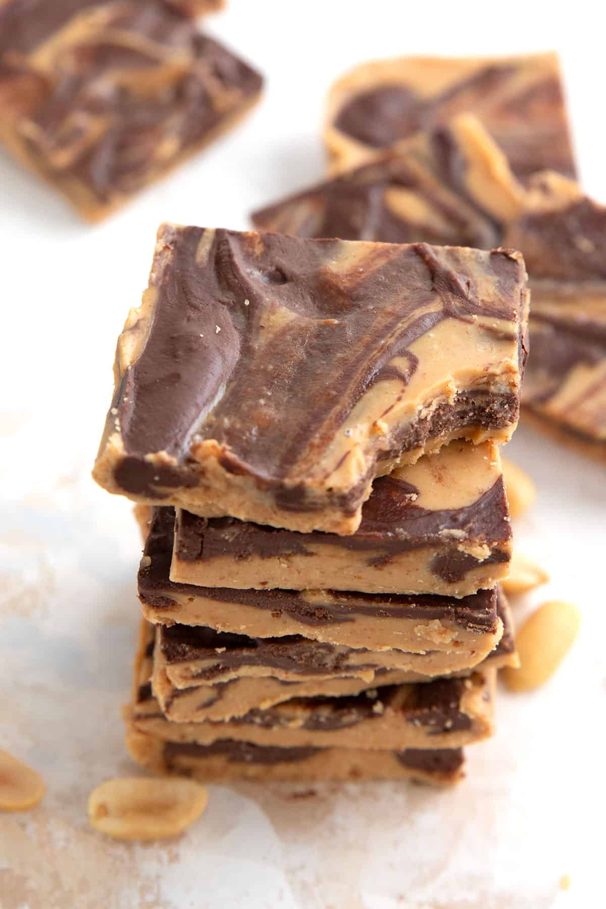 Tiger Butter Keto Fudge