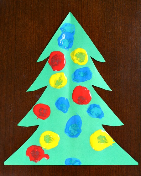 Toddler Christmas Tree Craft