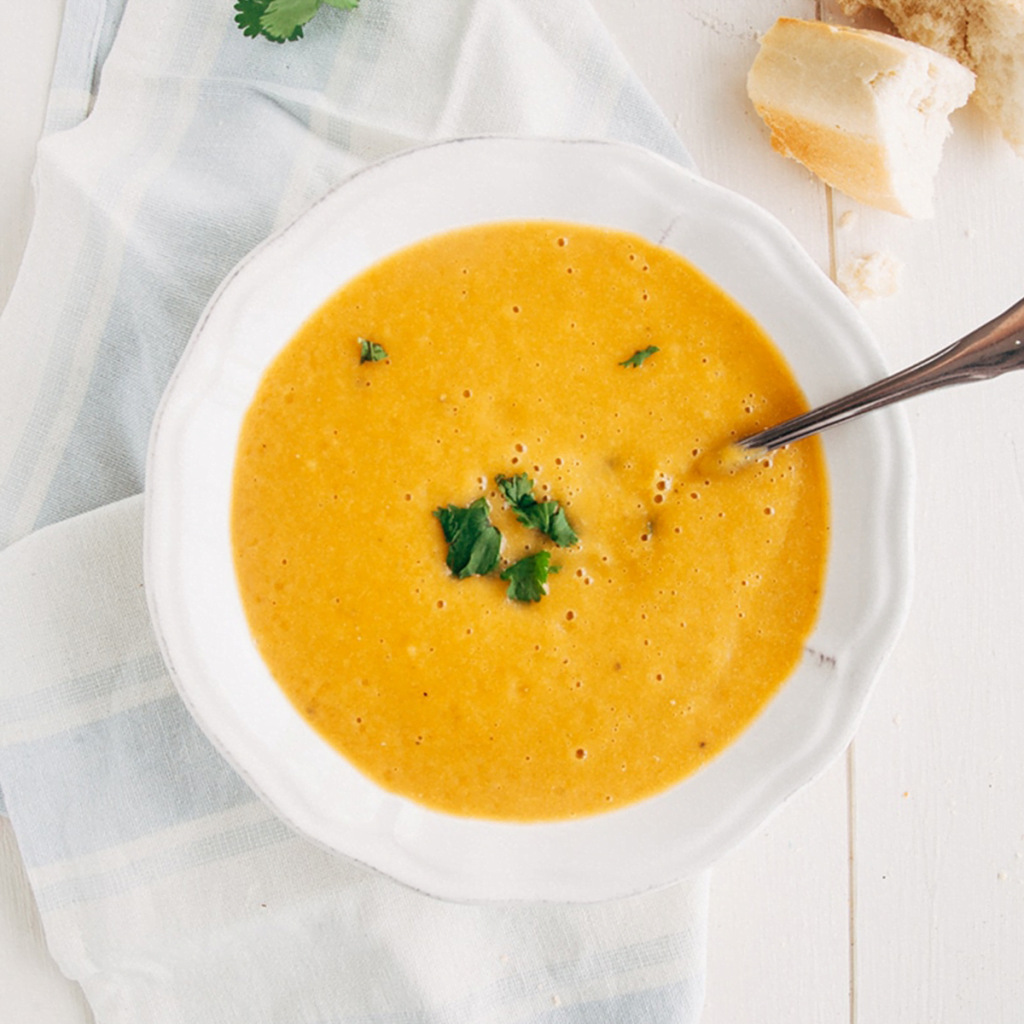 Vegan Carrot and Coriander Soup 1200