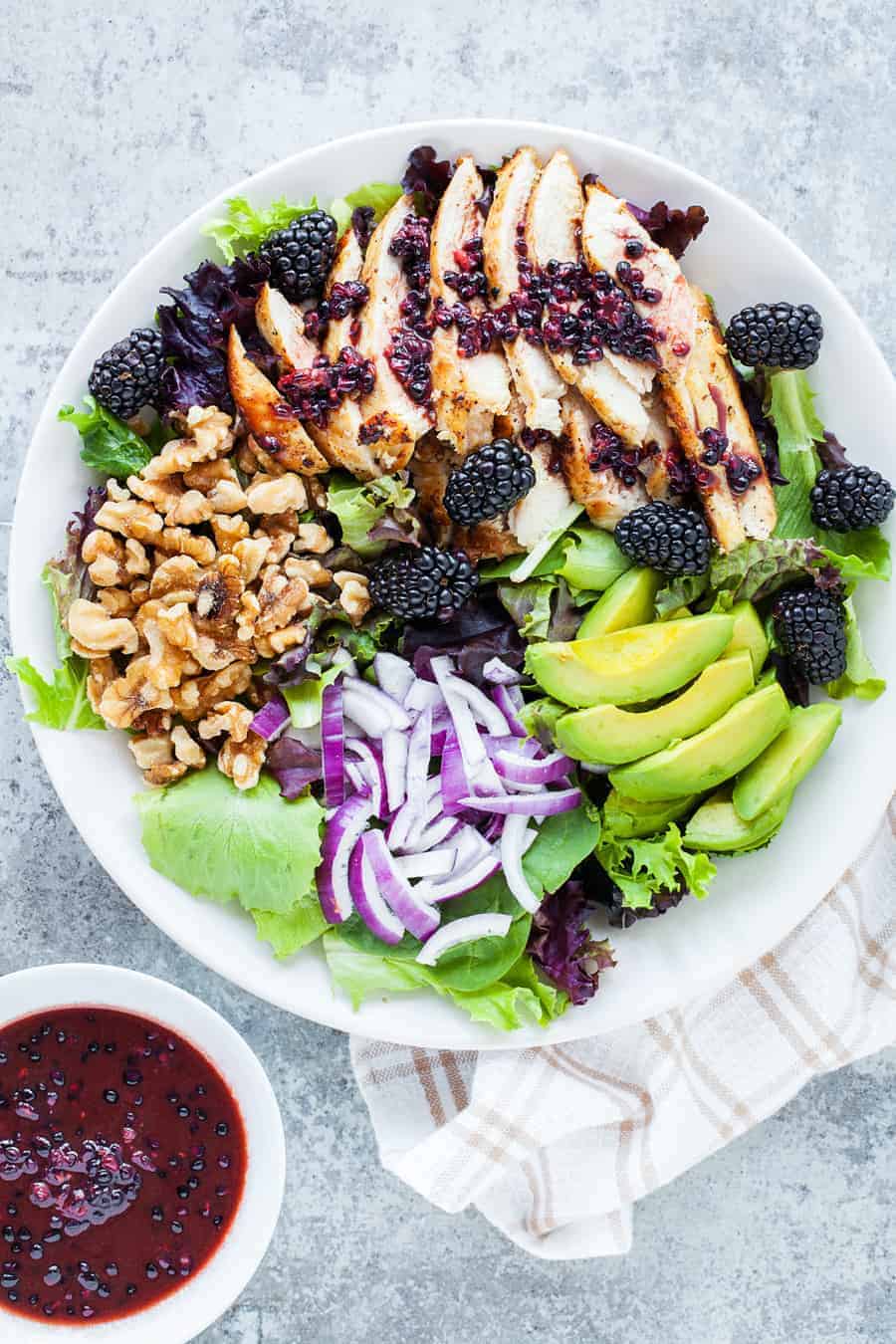 blackberry balsamic chicken salad 1a