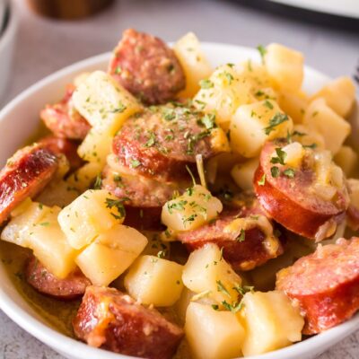 cheesy potato kielbasa crockpot