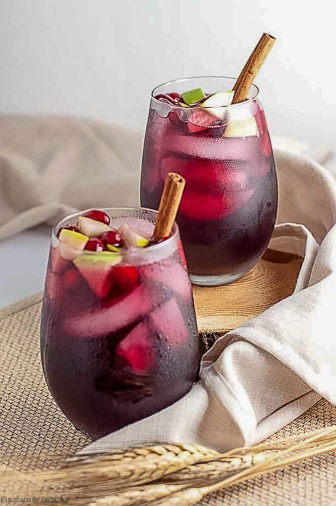 cranberry apple cider sangria f