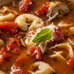 crockpot tortellini soup 1