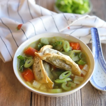 easy potsticker soup