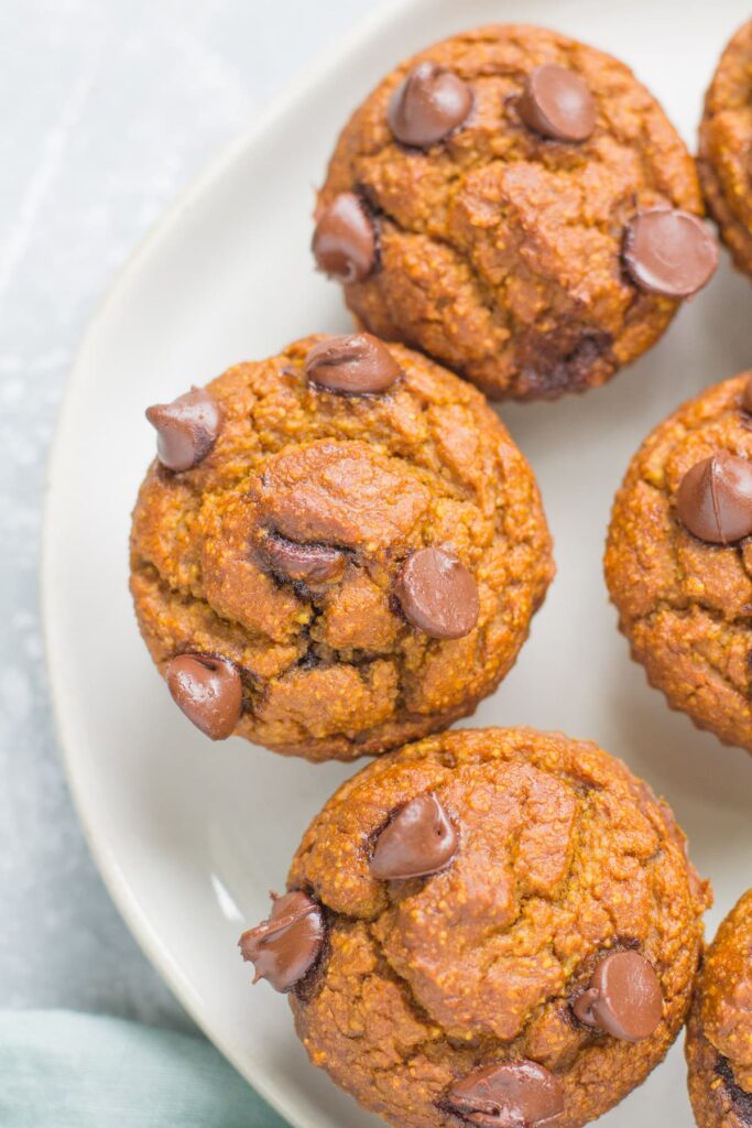 healthy pumpkin muffins 1